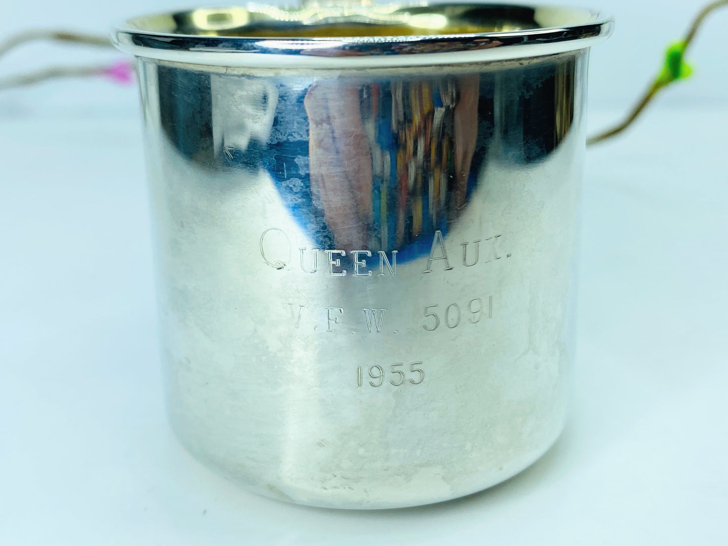 Early American Plain by WEB Sterling Silver Baby Cup pattern 520 31.2g SS102