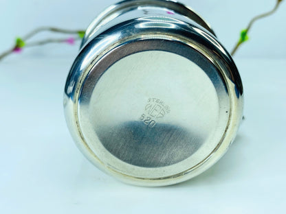 Early American Plain by WEB Sterling Silver Baby Cup pattern 520 31.2g SS102