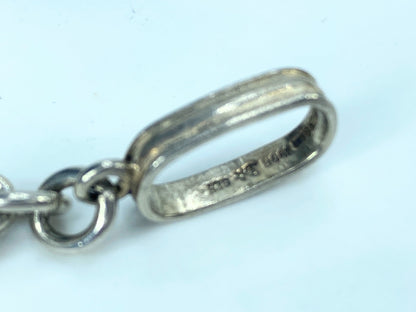 Kieselstein-Cord Sterling Alligator Bracelet 8.28" 61.3gm JR9110