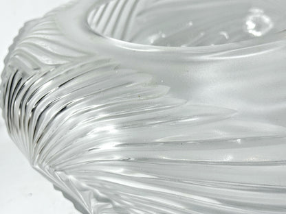 Lalique Crystal Saint Cloud Acanthos Leaves Vase Mint A981