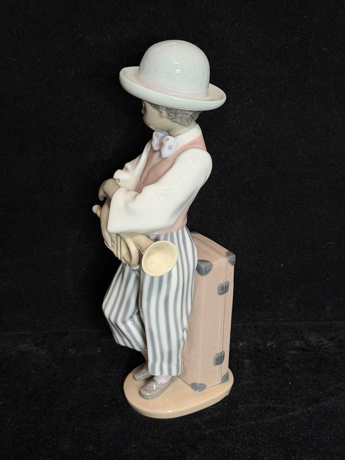 Vintage Lladró “Jazz Horn” #5832 band Black Legacy Figurine A922