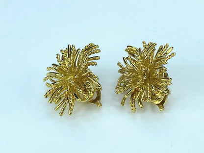 Tiffany & Co. 18K Sea Anemone clip on earrings JR9224