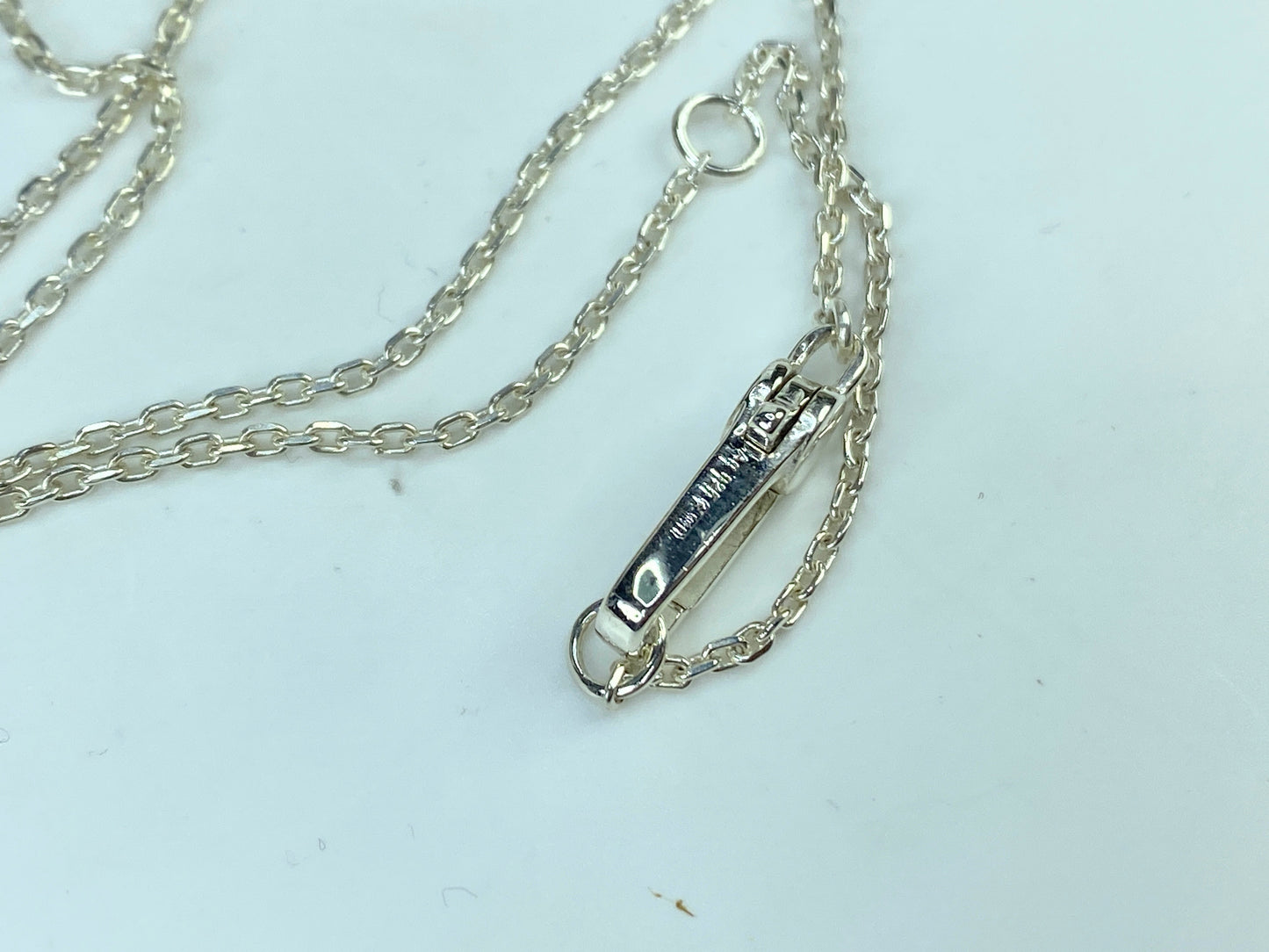 Vintage GUCCI sterling silver cut-out Cross pendant necklace 19" 11.4g Bag GS662