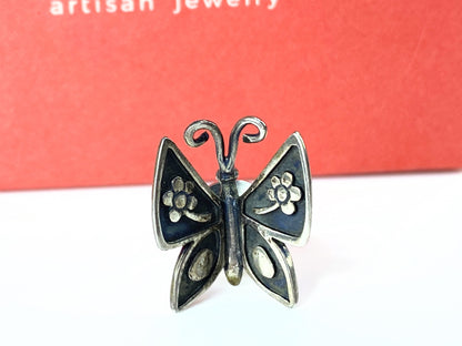 Retired James Avery Sterling Mariposa Butterfly pin brooch JR0001