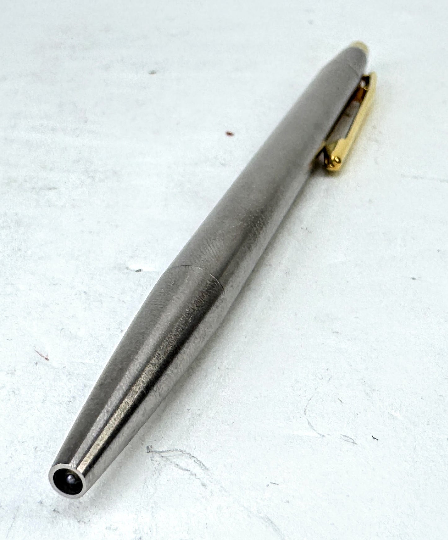 Vintage Montblanc Noblesse Slimline ballpoint pen box retractable engraved SS391