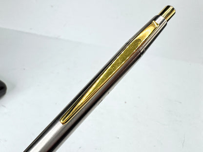 Vintage Montblanc Noblesse Slimline ballpoint pen box retractable engraved SS391