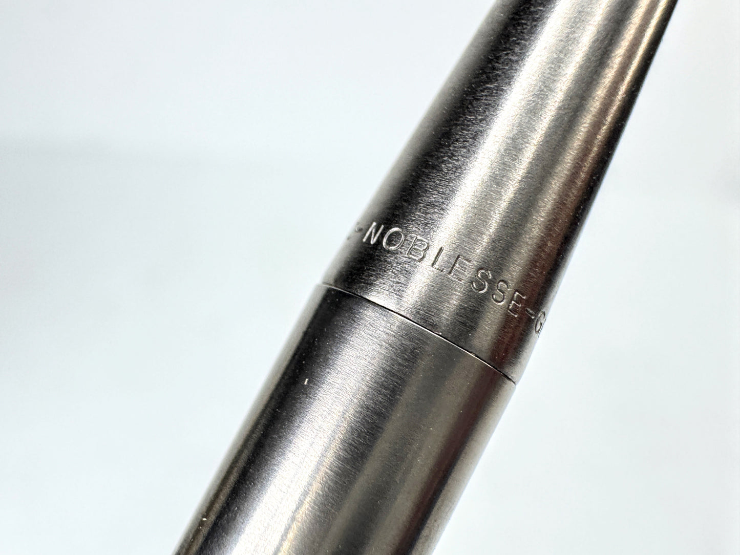 Vintage Montblanc Noblesse Slimline ballpoint pen box retractable engraved SS391