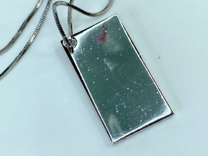 Vintage new Christian Dior Oblique Trotter Pendant Necklace with box GS679