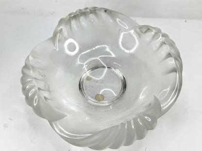 Vintage Rare Lalique France Crystal Aruba Cendrier Ashtray Bowl Mint A990