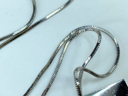 Vintage new Christian Dior Oblique Trotter Pendant Necklace with box GS679