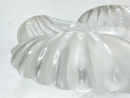 Vintage Rare Lalique France Crystal Aruba Cendrier Ashtray Bowl Mint A990