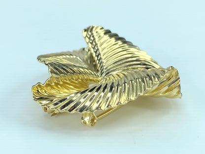 Tiffany & Co. 14K George Schuler Ribbon Brooch JR9245