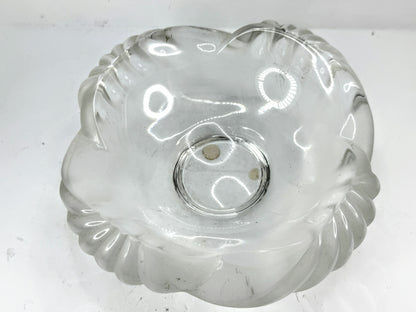 Vintage Rare Lalique France Crystal Aruba Cendrier Ashtray Bowl Mint A990