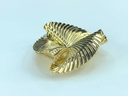 Tiffany & Co. 14K George Schuler Ribbon Brooch JR9245