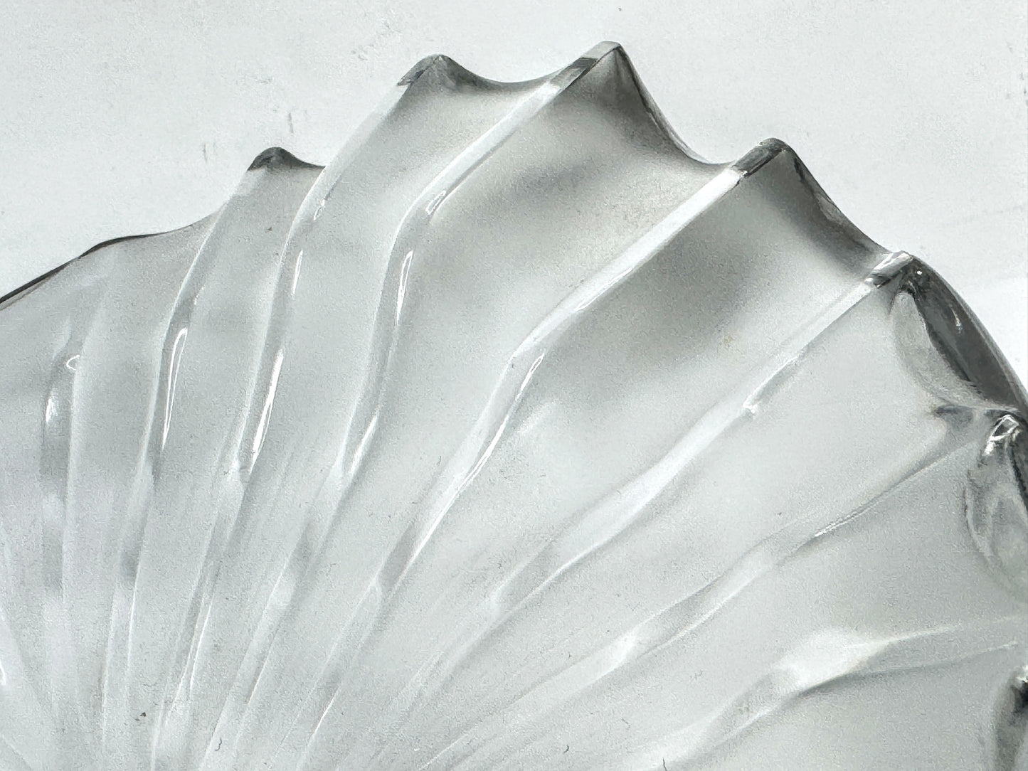 Vintage Lalique France Frosted Crystal Nancy Cendrier Ashtray Bowl A992