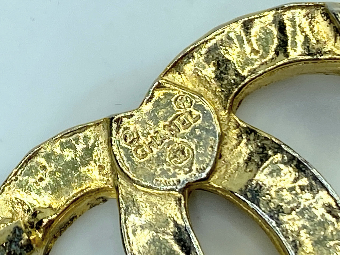 Chanel Icon Series Coco Mark Rhinestone Brooch, vintage, with box GS685