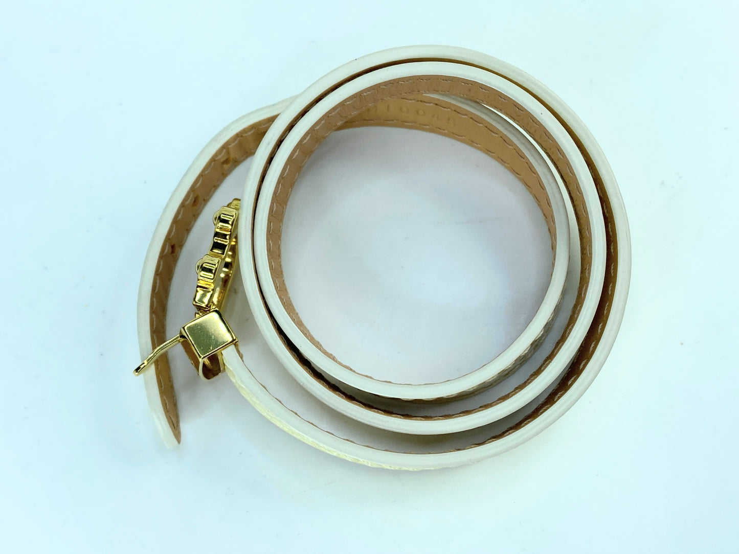 Vintage Louis Vuitton Monogram Vernis Triple Tour wrap bracelet Perle GS689