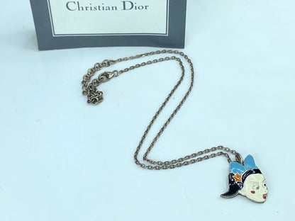 Christian Dior by John Galliano S/S 2002 Cartoon Mermaid Necklace GS692