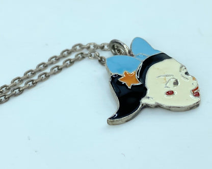 Christian Dior by John Galliano S/S 2002 Cartoon Mermaid Necklace GS692