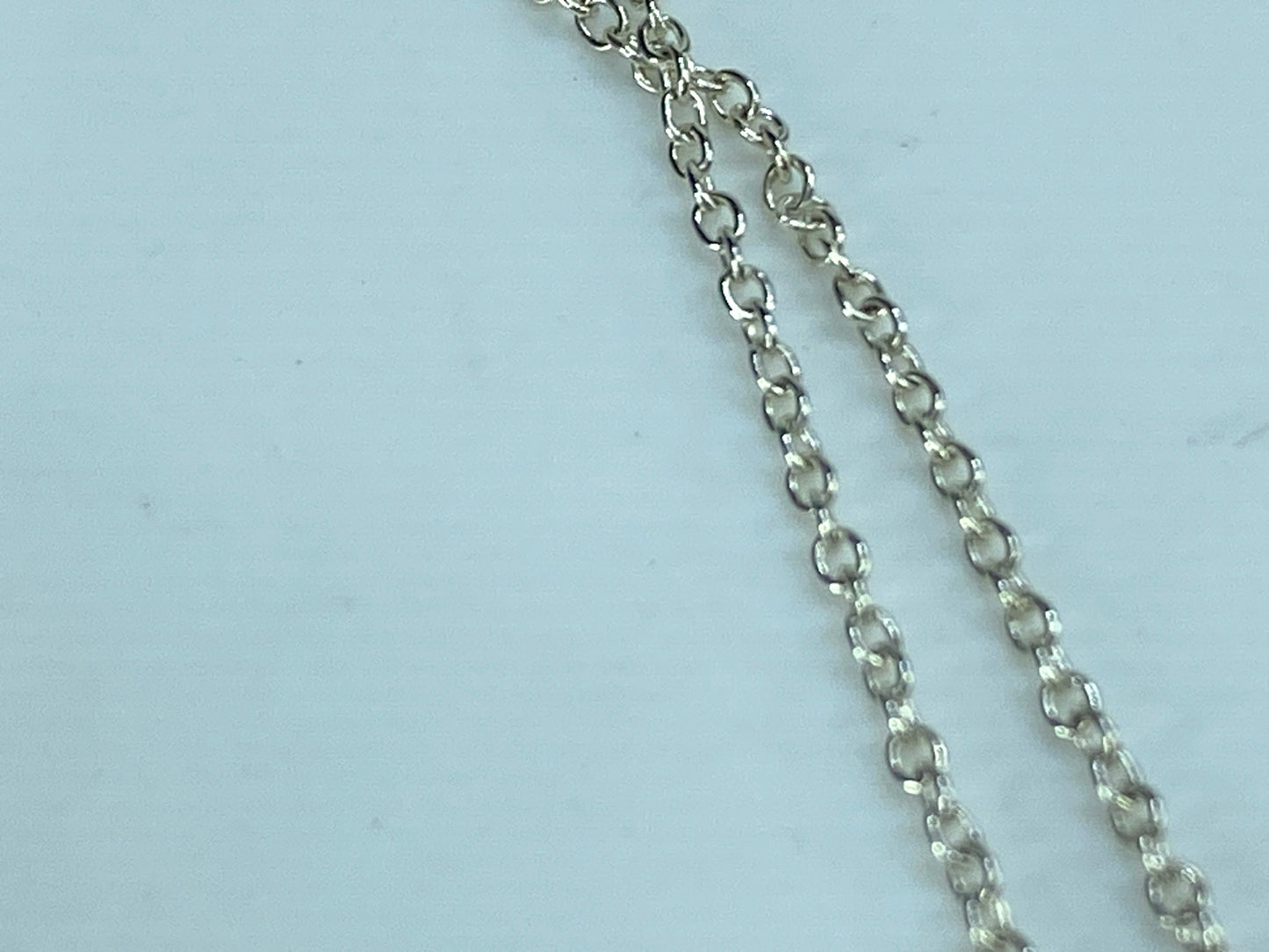 Tiffany & Co Sterling Silver 925 Small Bean Pendant necklace JR9301