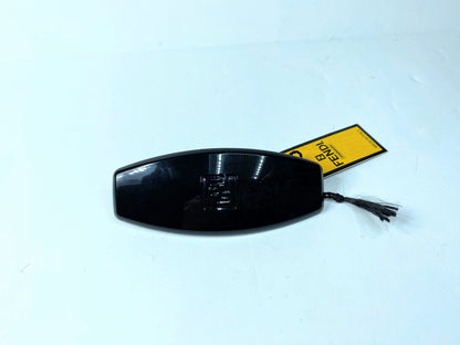 Fendi Hair accessory Black Plastic Resin gold-tone hair barrette 3.75" New GS670