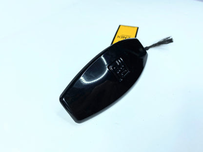 Fendi Hair accessory Black Plastic Resin gold-tone hair barrette 3.75" New GS670