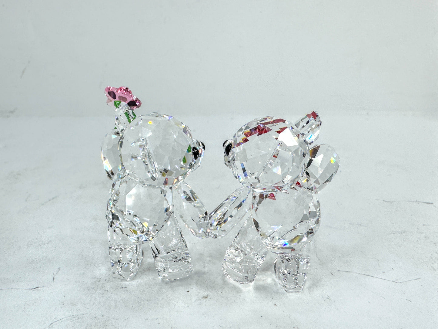 Swarovski Crystal Kris Bears Happy Together Figurine Set new in box S293