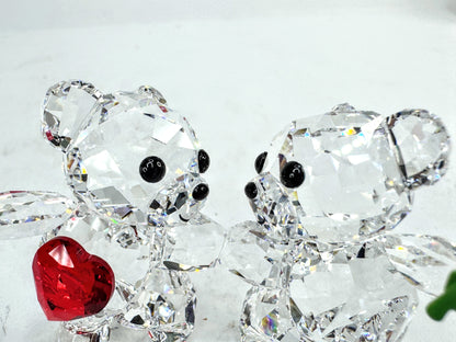 Swarovski Crystal Kris Bears Happy Together Figurine Set new in box S293