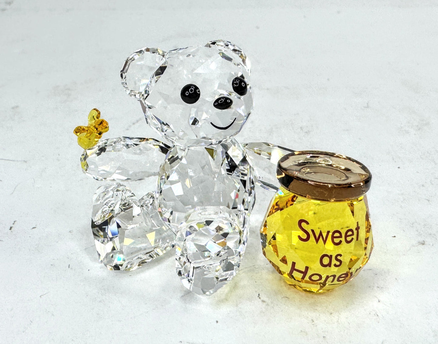 Swarovski Kris Bear Sweet as Honey Crystal Figurine With Box S294