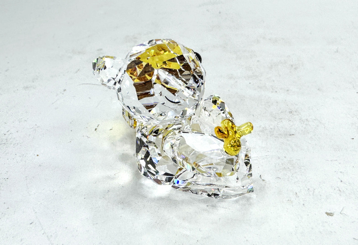 Swarovski Kris Bear Sweet as Honey Crystal Figurine With Box S294