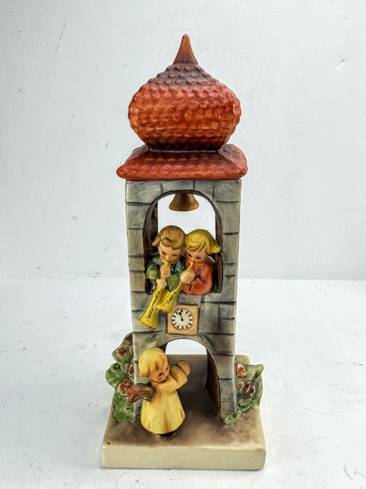 Vintage Goebel W Germany Hummel Whitsuntide Clock Tower Figurine A1011