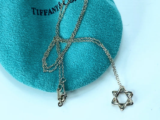 Tiffany & Co. Elsa Peretti Star of David 16" Necklace JR9314