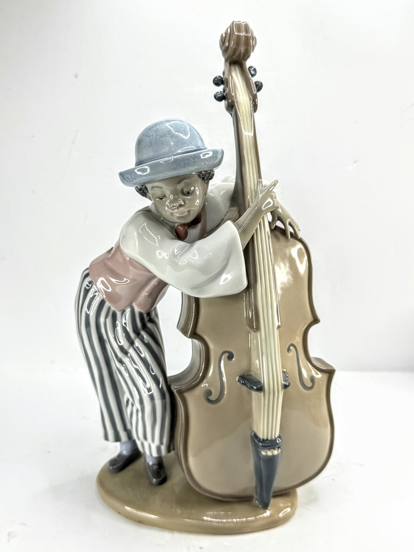 Vintage Lladro 5834 Jazz Bass Black Legacy Collection Figurine A1014