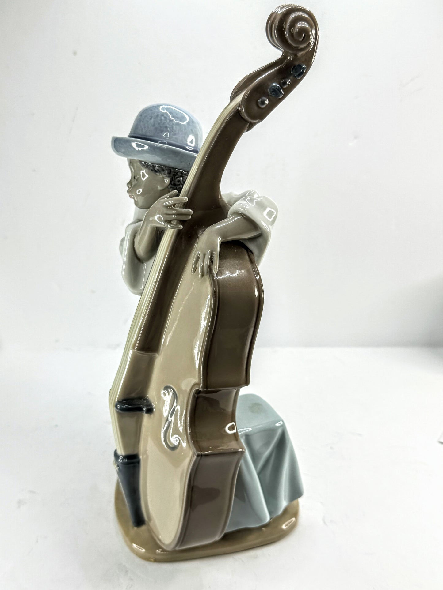 Vintage Lladro 5834 Jazz Bass Black Legacy Collection Figurine A1014