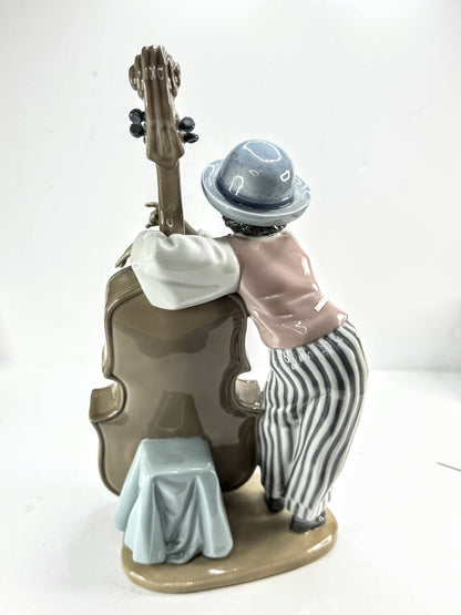 Vintage Lladro 5834 Jazz Bass Black Legacy Collection Figurine A1014