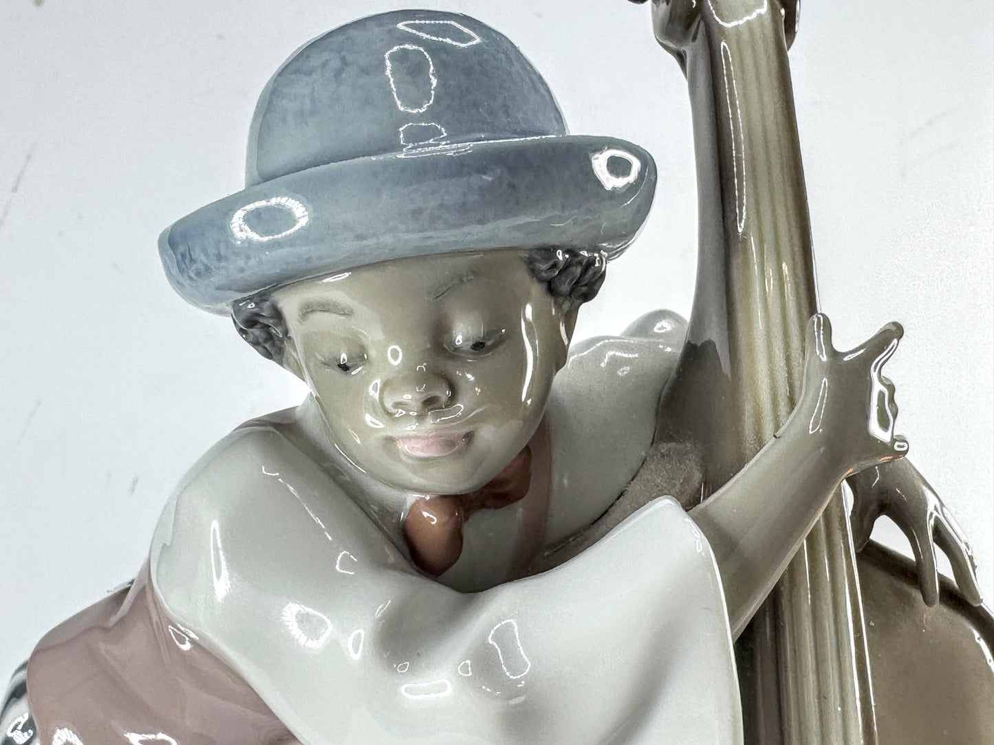 Vintage Lladro 5834 Jazz Bass Black Legacy Collection Figurine A1014