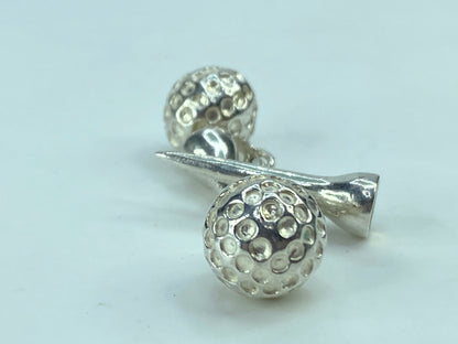 Tiffany & Co Estate Golf Ball Cufflinks Sterling Silver 16.2g JR683
