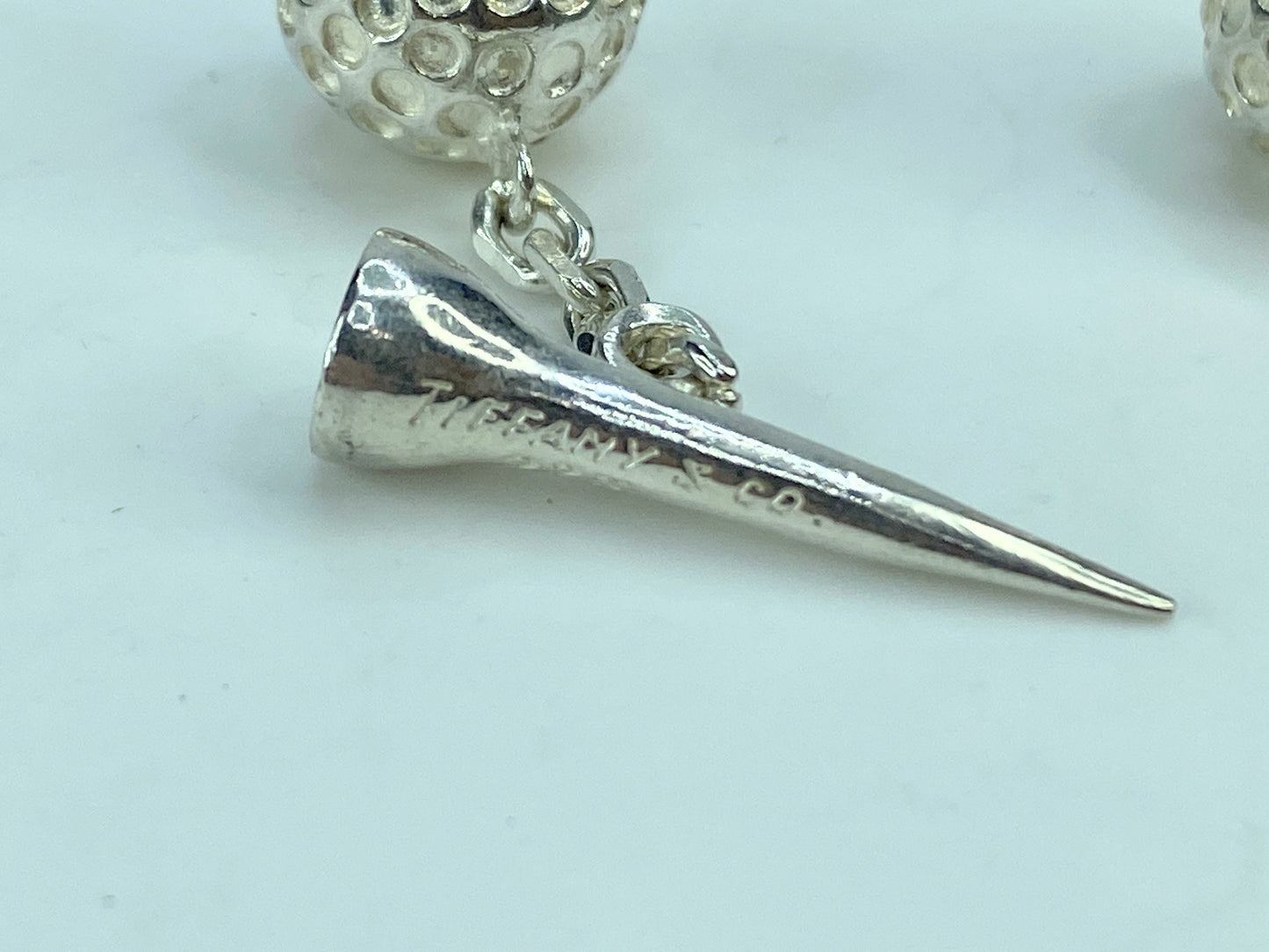 Tiffany & Co Estate Golf Ball Cufflinks Sterling Silver 16.2g JR683