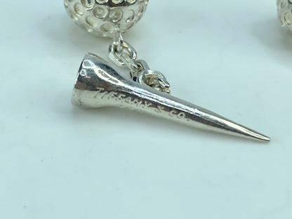 Tiffany & Co Estate Golf Ball Cufflinks Sterling Silver 16.2g JR683
