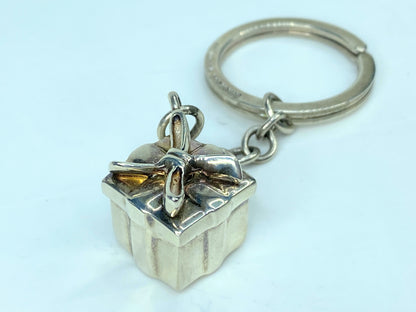 Vintage sterling silver Tiffany and Co gift present keychain key chain SS113
