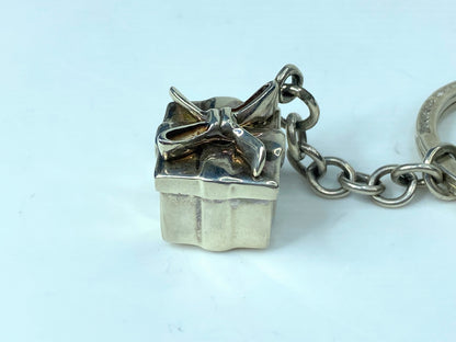 Vintage sterling silver Tiffany and Co gift present keychain key chain SS113