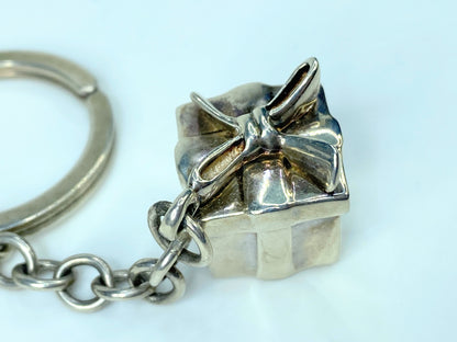 Vintage sterling silver Tiffany and Co gift present keychain key chain SS113