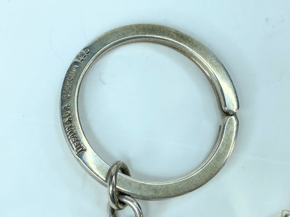 Vintage sterling silver Tiffany and Co gift present keychain key chain SS113
