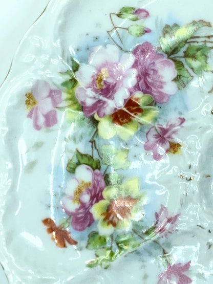 19th C. Royal Austria Gilt Scalloped Oyster Plate 8.75" Mint A525