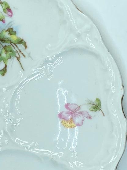 19th C. Royal Austria Gilt Scalloped Oyster Plate 8.75" Mint A525