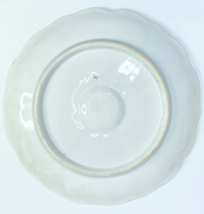 19th C. Royal Austria Gilt Scalloped Oyster Plate 8.75" Mint A525