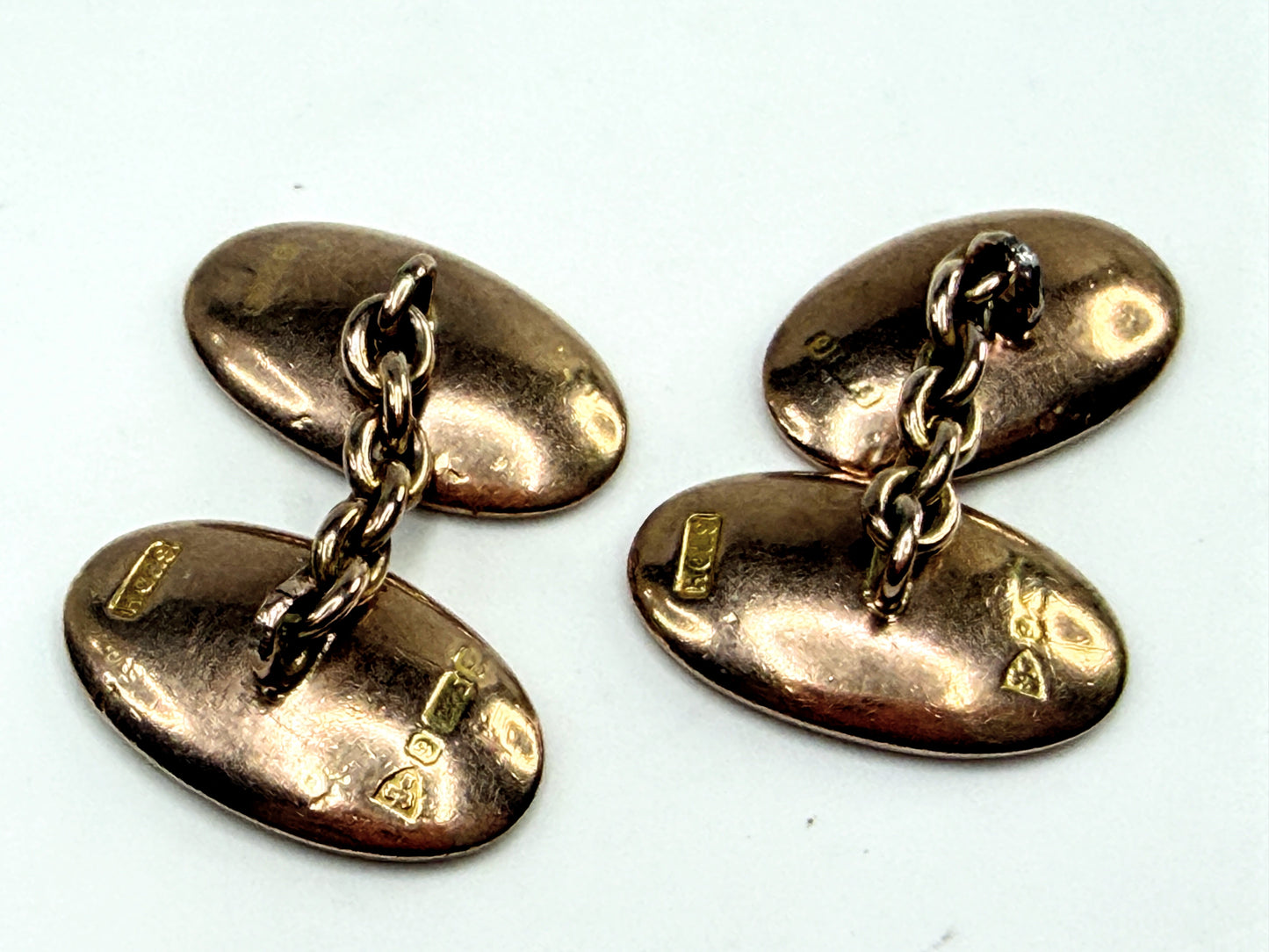 Antique 10K Gold Oval Engine Turn Engraved Fine Jewelry SS330