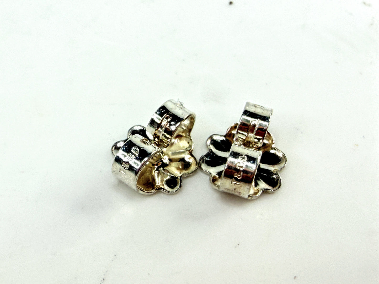 Vintage Tiffany & Co. Vintage Sterling Silver Somerset Mesh Hoop Earrings JR1543