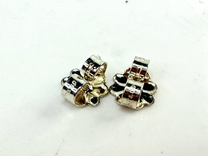 Vintage Tiffany & Co. Vintage Sterling Silver Somerset Mesh Hoop Earrings JR1543