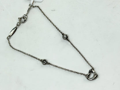Vintage Tiffany & Co. Elsa Peretti Open Heart Diamond Bracelet JR1546
